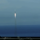 A SpaceX Falcon 9 rocket filled with small satellites launching from the Vandenberg Air Force Base in California on Monday.